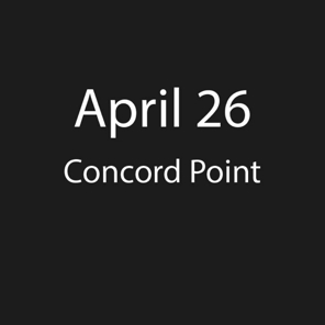 April 26 Concord Point